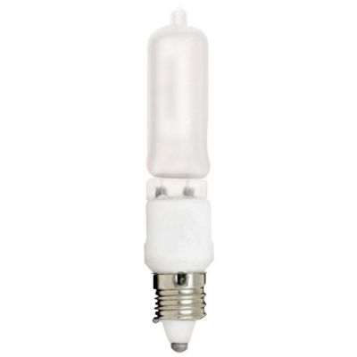 100W 120V T4 E11 Halogen Frosted Bulb by SATCO Lighting - Starlight Lighting USA and Canada